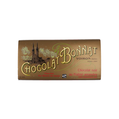 Bonnat Chocolat noir au Praliné amandes