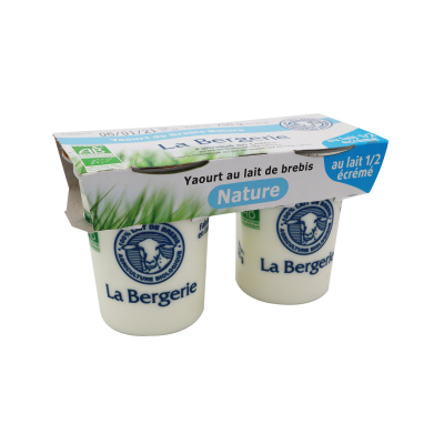 Yaourt brebis 1/2 écrémé
